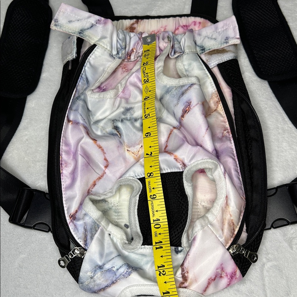 Pawaboo Dog Pet Front or Back Carrier Marble Print Large - Picture 6 of 11
